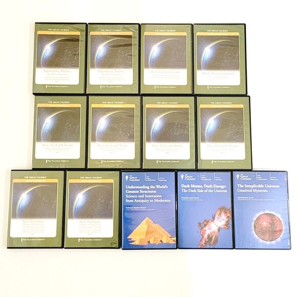 The Great Courses DVDs Science & Math DVD The Teaching Company Large Lot Of 13 - Picture 1 of 14